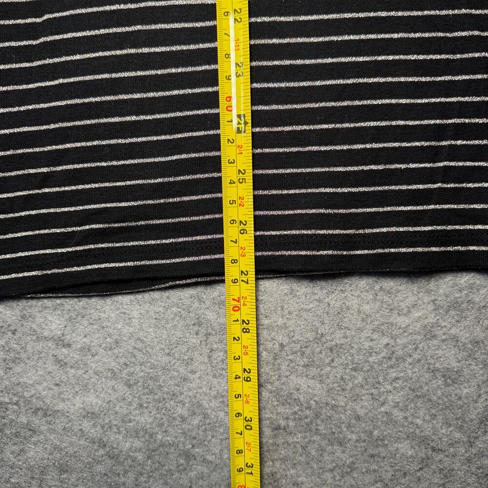 LAUREN RALPH LAUREN Plus Size Long Sleeve Striped Top - Picture 6 of 7